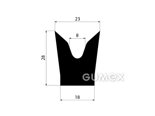 GUMMIPROFILE U-FORM - NBR